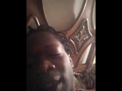 Smokin dat strong listening to my song