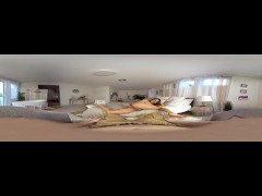 VRBTrans.com Jessy Dubai stroking her hard long cock vr porn