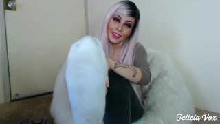 Girlfriend Seduces You with Sockjob | Felicia Vox