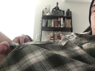 Accidental Self Facial During JOI "give me your cums"