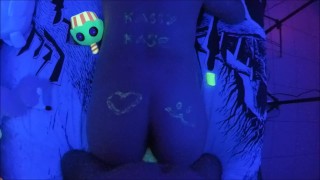 Getting Fucked In The Black Light Room