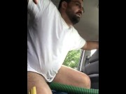 Preview 4 of Daddy Bear Gets A Blow Job From Car Vacuum
