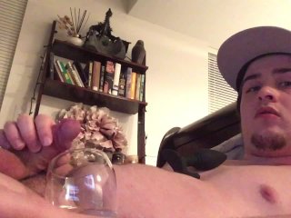 I CUM 5 Times! Thirsty Cumslut Camboy Drinks Cum!