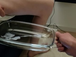 Hot cum eating