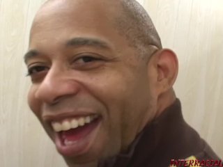 German Girl Luissa_Rossa takes 2 bigblack dicks on her visit