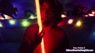 Star Wars Toy Play And Light Saber Bating On May 4Th