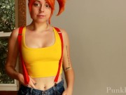 Preview 2 of Misty plays with her Pokeballs