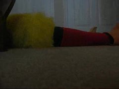 Zentai Man VS Chicken
