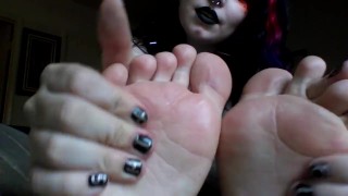 Soles And Lotion In Goth Pink