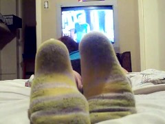 Goth girl dirty socks ignore