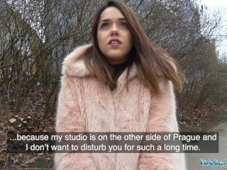 Public Agent Hot tourist sucks and fucks_agents big_cock in stairwell