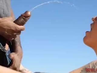 BBW Stranded in Desert Gets Picked Upand Fuckedby Stranger