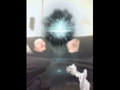 Young adult male just trying to jerk offf sucked into different dimensions