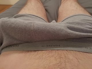 growing cock, solo male, cock reveal, pov