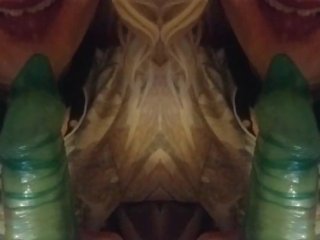 Shemale dildo play