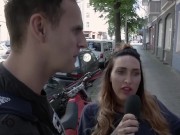 Preview 4 of HITZEFREI Sexy blonde finds random guy on street