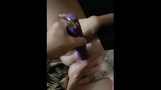 Eine Masturbation Mit Einem Sexspielzeug