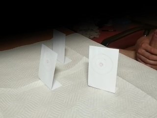 Solo male cumshot bullseye