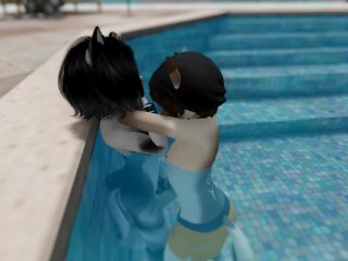 POOLSIDE FUCKING - SECOND LIFE YIFF (M)(F)