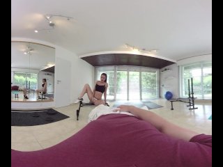 BaDoinkVR.com Super Hot Neighbor Kitana Fucked In The Gym