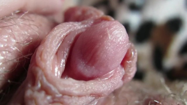 Pulsing Hard Clitoris In Extreme Close Up