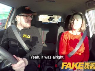 Fake Driving School Jealous learner with great tits wants hard fucking screenshot number 2