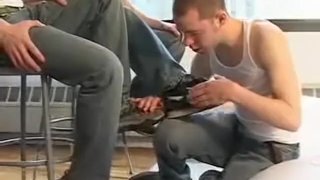 Young Men With Foot Fetishes Licking Each Other's Sexy Feet