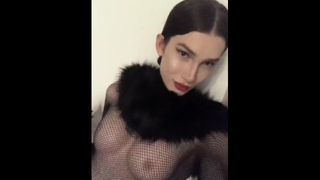 Jolene Dawson Snapchat  Boobs, Fishnet & Fur