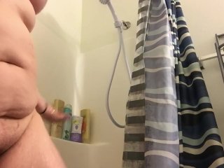 teen, big tits, shower, solo female