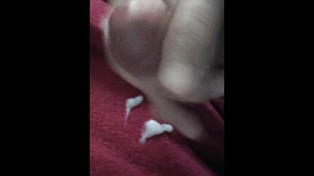 Cum on my bed after work