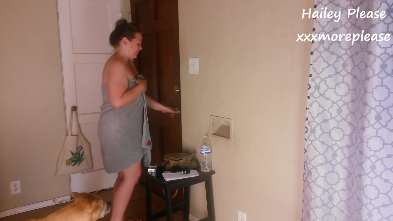 Hailey please Drops her Towel for the Chinese Food Delivery Guy! -  Pornhub.com