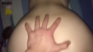 My Boyfriend Shoves His Huge Cock Into My Right Pussy