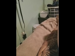 Nathan Stroking his cock