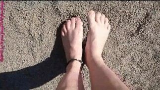 Nackte Käse Füße ** Outdoor **