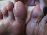 Preview 3 of Sweaty Hiking Wrinkly Soles- Closeups