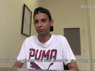 DIRTY SCOUT 134 -  Skinny Dark Haired Twink Gets Drilled In POV