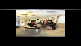 3D VR - Goddess Destiny Attempted Foot Worship Trailer - 4K ULTRA HD