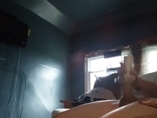 Watching porn while jerking off with my pocket_pussy