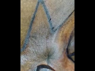 New star tat on my ass hole...