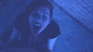 Tgirl's Cock Is Suckered By A Vampire Redhead Pov