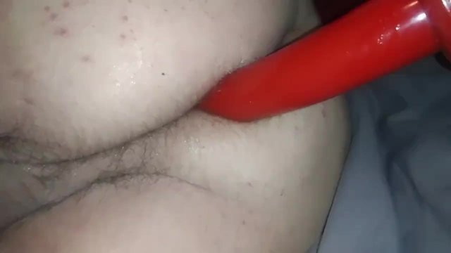 Tranny Fucks Ass With Dildo