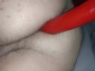 Tranny Fucks Ass With Dildo