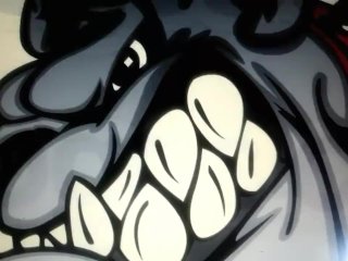 Happy Hippo Blue Vibrating Cock Ring