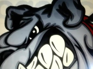 Happy Hippo Синее Вибрирующее Кольцо Для Члена