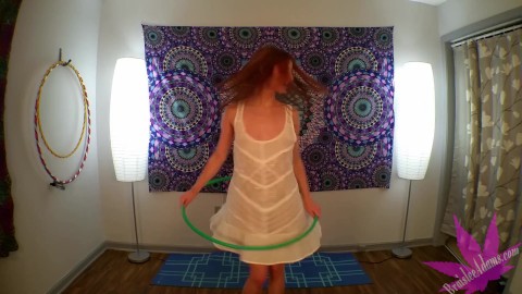 Braislee Adams Hula Hoop Tease