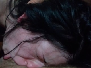 SuckingLegit ; Amazing Teen Deepthroat & Rough Face Fuck Part.1