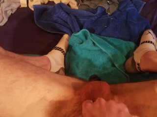 Vibrator in my Ass / Working my Soft Cock