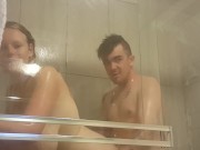 HUGE BOUNCY TITS SOPHIE FUCKED AGAINST THE SHOWER WINDOW BY DEX ...