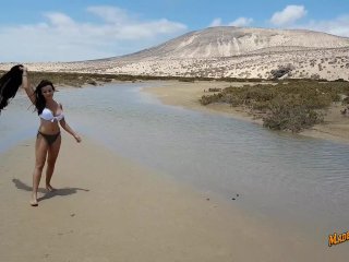 Anal outdoor to teen girl - Amateur couple MadeInCanarias screenshot number 2