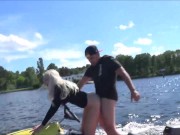 Preview 6 of Wow! Public sex on water scooter Cum in mouth